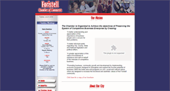 Desktop Screenshot of foristellchamber.com